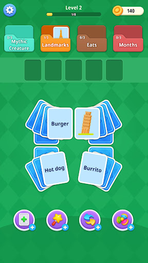 Word Card Sort: Solitaire ekran görüntüsü