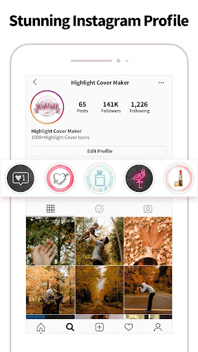 Highlight Cover Maker of Story ekran görüntüsü
