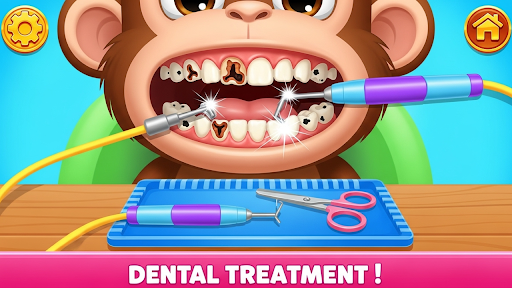 Pet Animals Kid Dentist Games ekran görüntüsü