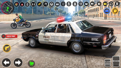 Police Chase Car Cop Game 3D ekran görüntüsü
