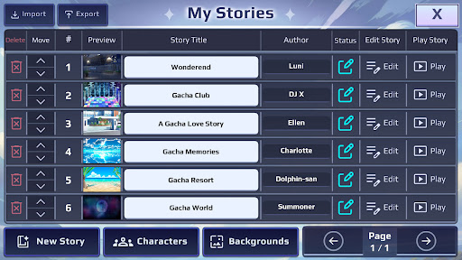 Gacha Story - VN Creator ekran görüntüsü
