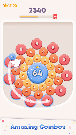 Number Link: 2048 Puzzle ekran görüntüsü