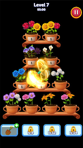 Magic Flower Sort:Merge Game ekran görüntüsü