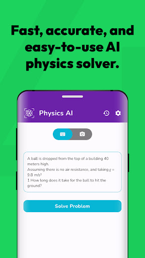 Physics AI Problem Solver ekran görüntüsü