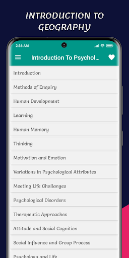 Introduction to Psychology ekran görüntüsü