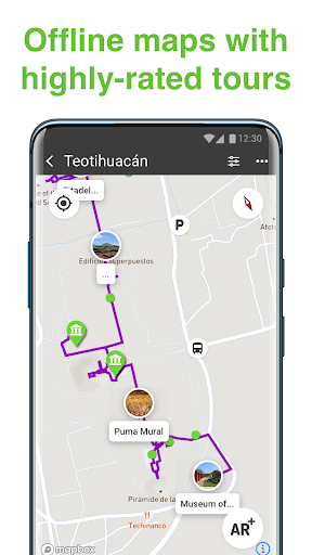Teotihuacán SmartGuide ekran görüntüsü