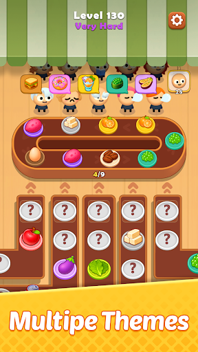 Food Puzzle : Sort n Merge ekran görüntüsü