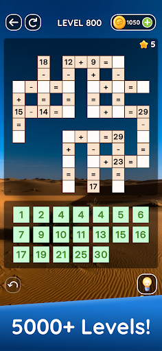 Zen Math Crossword ekran görüntüsü