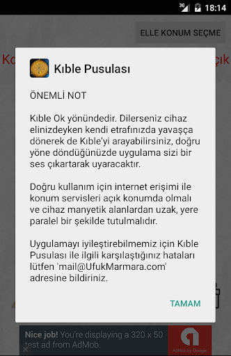 Kıble Pusulası ekran görüntüsü