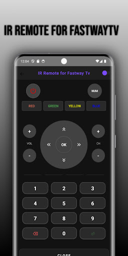Remote for Fastway tv ekran görüntüsü