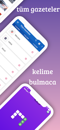 Tüm Gazeteler ekran görüntüsü