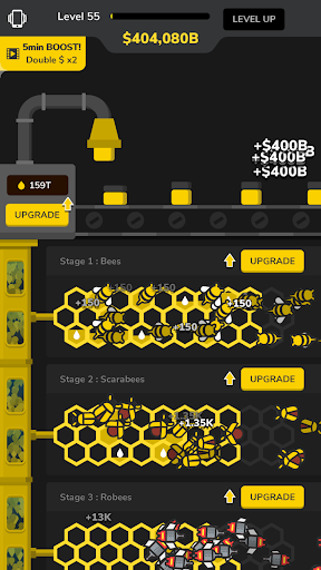 Idle Bee Factory Tycoon ekran görüntüsü