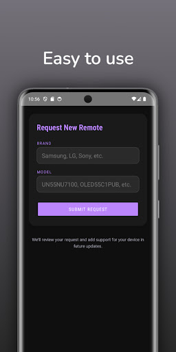 Remote for Bauckhage tv ekran görüntüsü