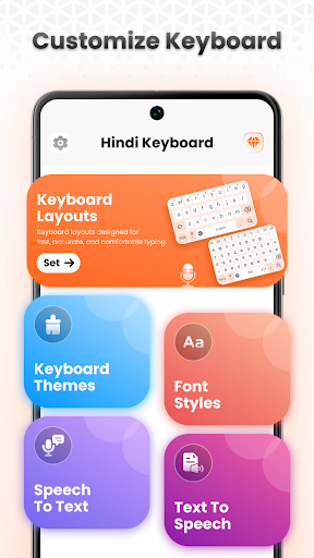 Hindi Keyboard ekran görüntüsü