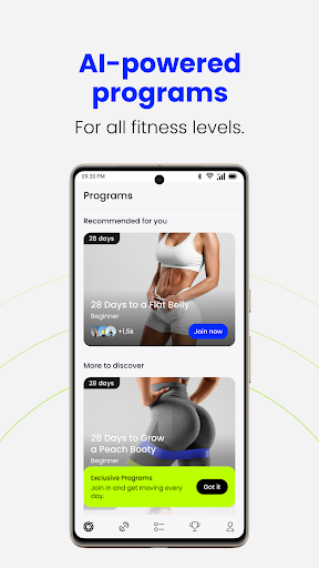 dotmoovs: AI Fitness & Diet ekran görüntüsü