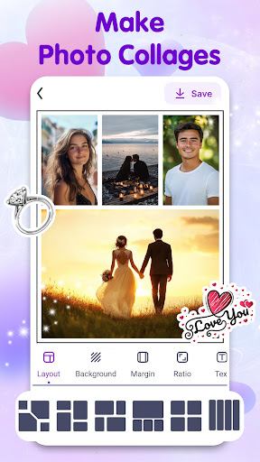 Photo frame, collage maker app ekran görüntüsü