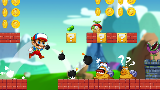 Super Bean Bros: Running Games ekran görüntüsü