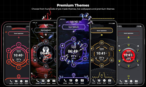 Alpha Hybrid Launcher 4D temas ekran görüntüsü