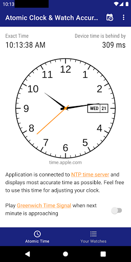 Atomic Clock & Watch Accuracy ekran görüntüsü