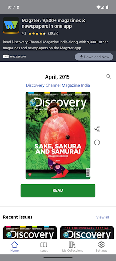 Discovery Channel Magazine ekran görüntüsü