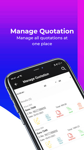 Easy Quotation Estimate Maker ekran görüntüsü
