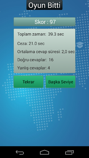 Bayraklar Coğrafya Sınav ekran görüntüsü
