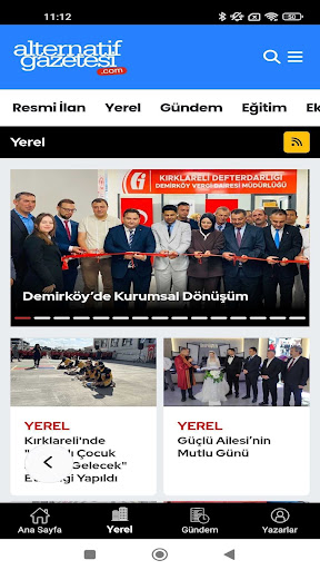 Kırklareli Alternatif Gazetesi ekran görüntüsü