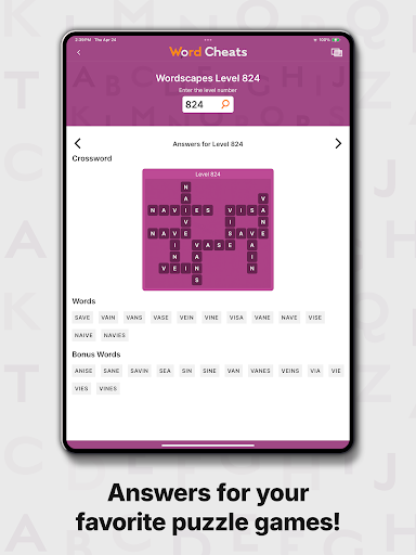 Word Cheats ekran görüntüsü