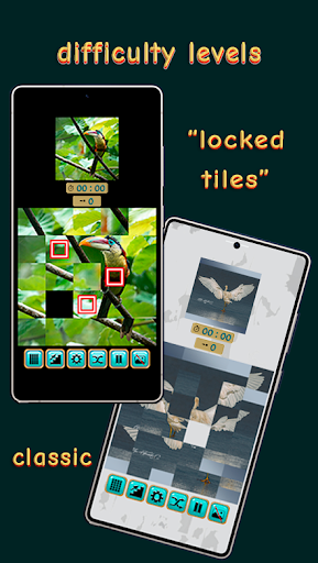 Sliding Puzzle - Locked Tiles ekran görüntüsü