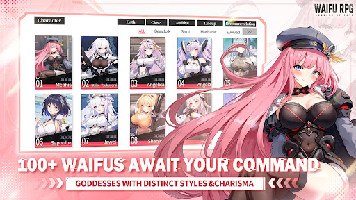 Goddess of Fate: Waifu RPG ekran görüntüsü