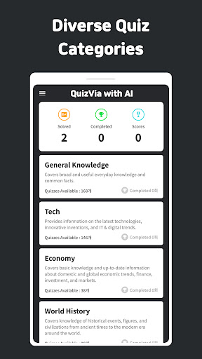 QuizVia with AI ekran görüntüsü