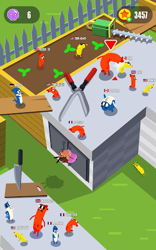 Sausage Wars.io ekran görüntüsü