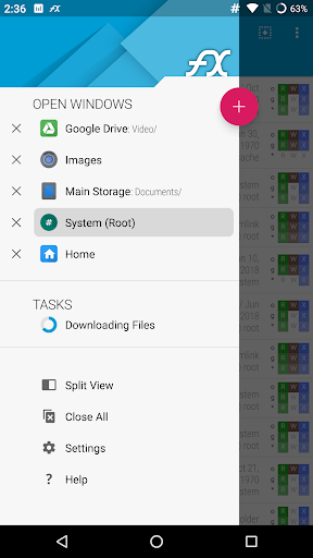 FX File Explorer ekran görüntüsü