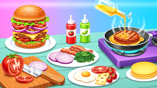 Kitchen Set Cooking Chef Sim ekran görüntüsü