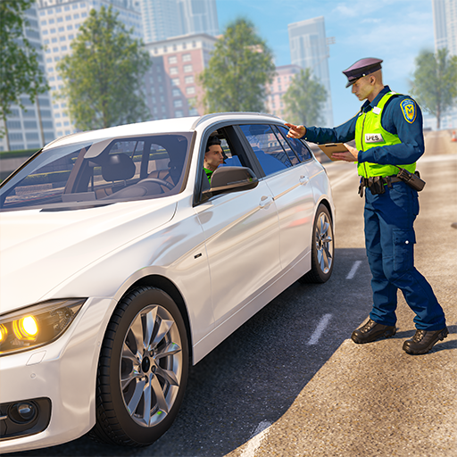 Trafik polisi simülatörü polis