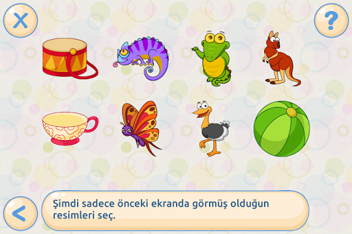 Hafıza çocuk oyunları ekran görüntüsü