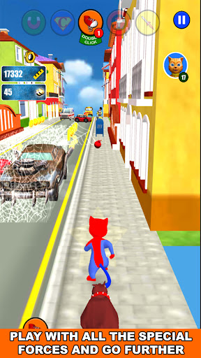 Super Hero Cat Run ekran görüntüsü
