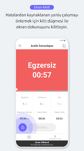Egzersiz Zamanlayıcı ekran görüntüsü