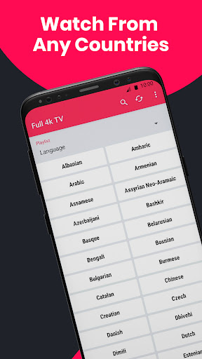 Full 4K TV ekran görüntüsü