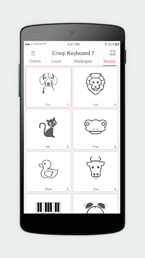 Emoji Keyboard 7 - Cute Sticke ekran görüntüsü
