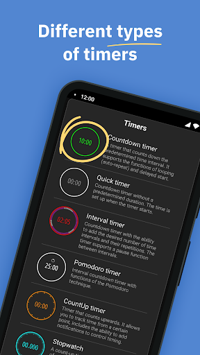 MultiTimer: Multiple timers ekran görüntüsü