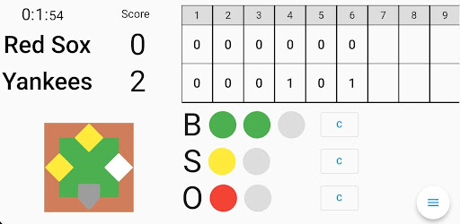 Baseball Scoreboard ekran görüntüsü