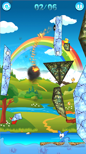 Slice the Ice - physics game! ekran görüntüsü