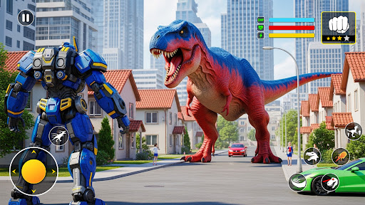 Dinosaur Fight Dino Game ekran görüntüsü