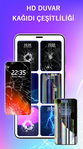 Broken Screen: Magic Wallpaper ekran görüntüsü