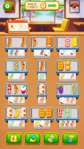 Grill Sort - Food Sort Games ekran görüntüsü