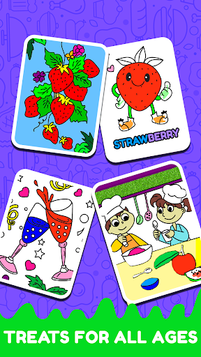 Fruits Coloring- Food Coloring ekran görüntüsü