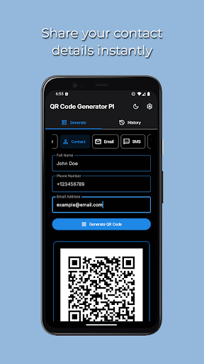 WiFi Password QR Generator PI ekran görüntüsü