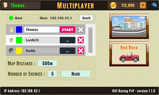 Hill Racing PvP - Multiplayer ekran görüntüsü
