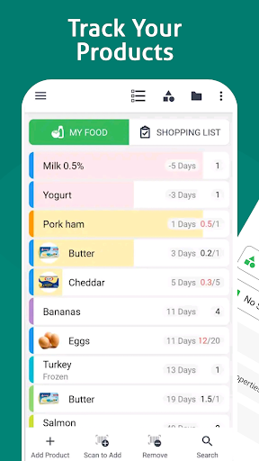 Food List Tracking & Shopping ekran görüntüsü